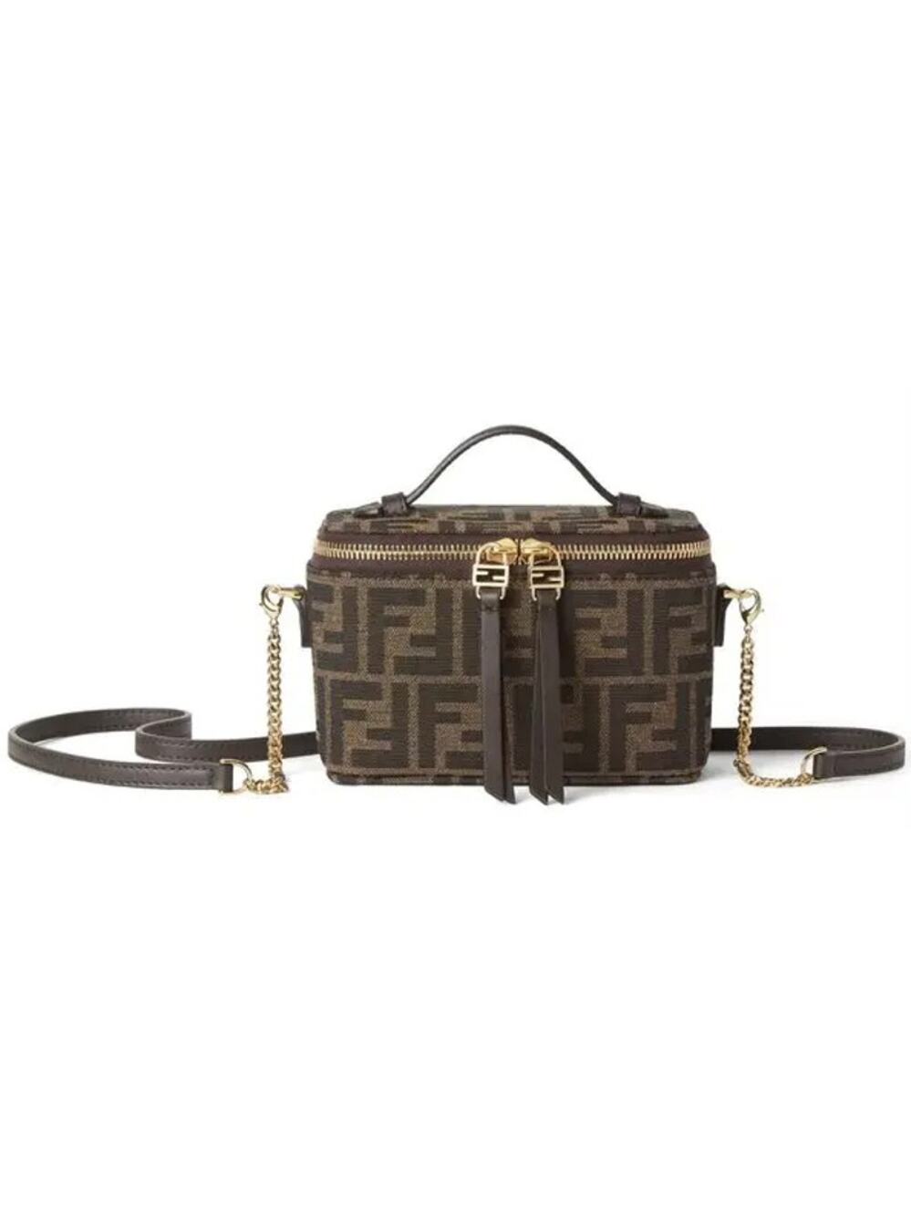 NEW FENDI $2K FF MINI VANITY CROSSBODY SHOULDER BAG PURSE NWT AUTHENTIC!
